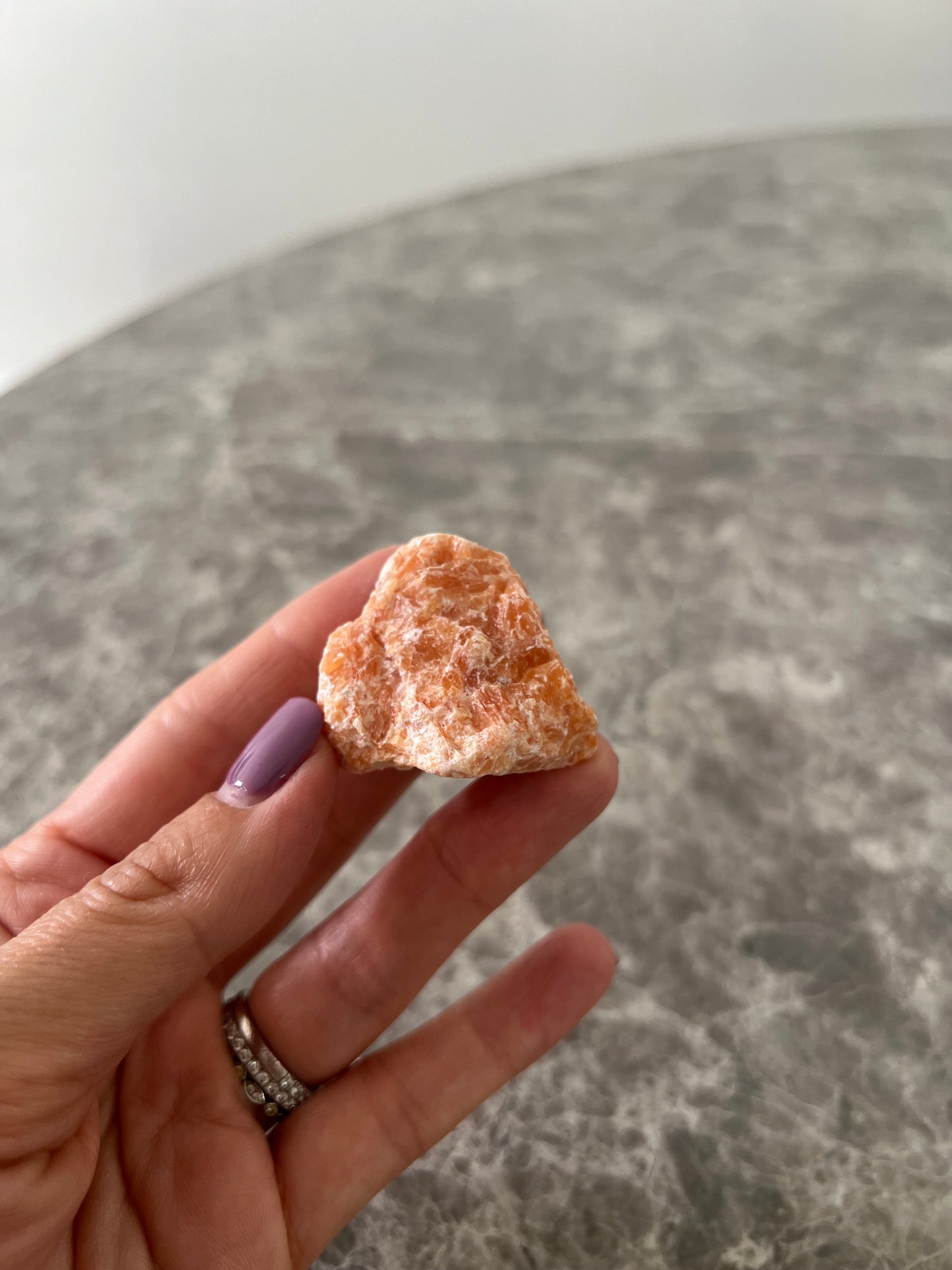 Orchid Calcite Raw