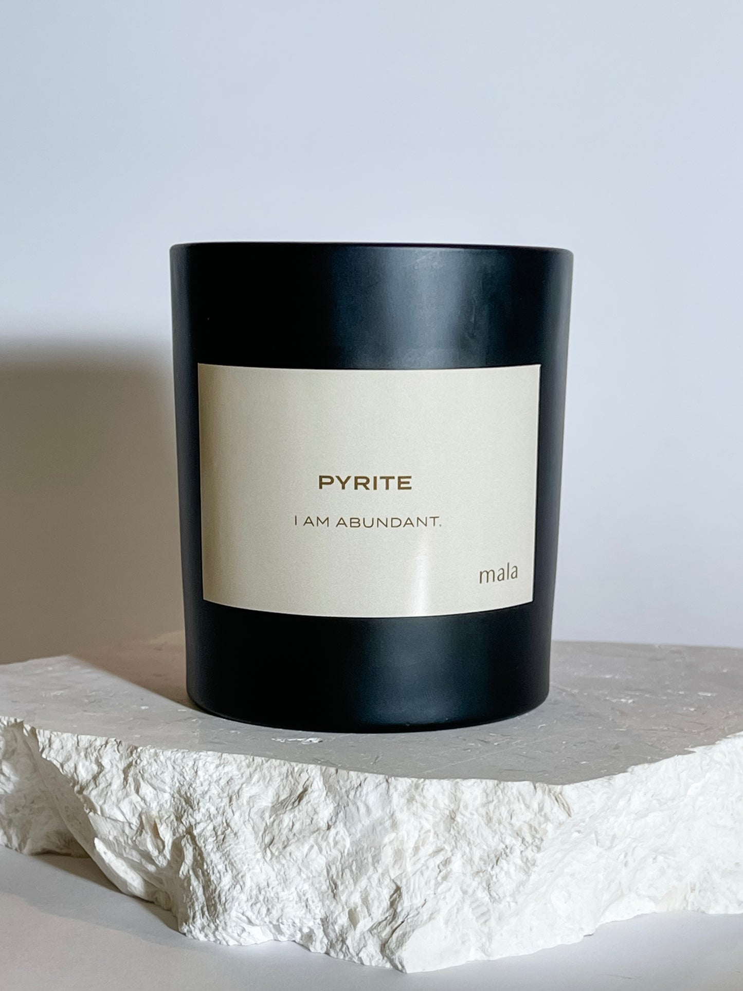 Pyrite Crystal Infused Candle 240g