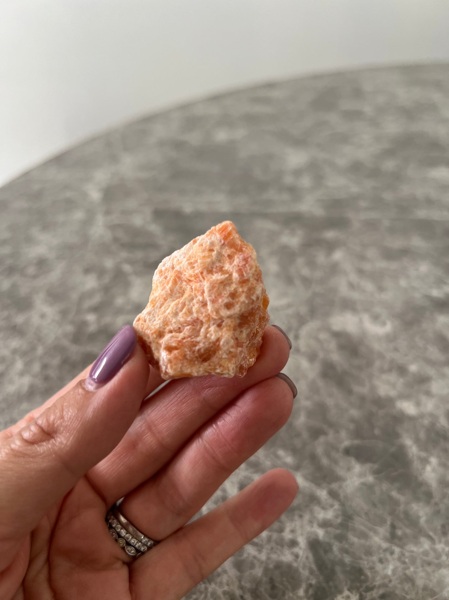Orchid Calcite Raw