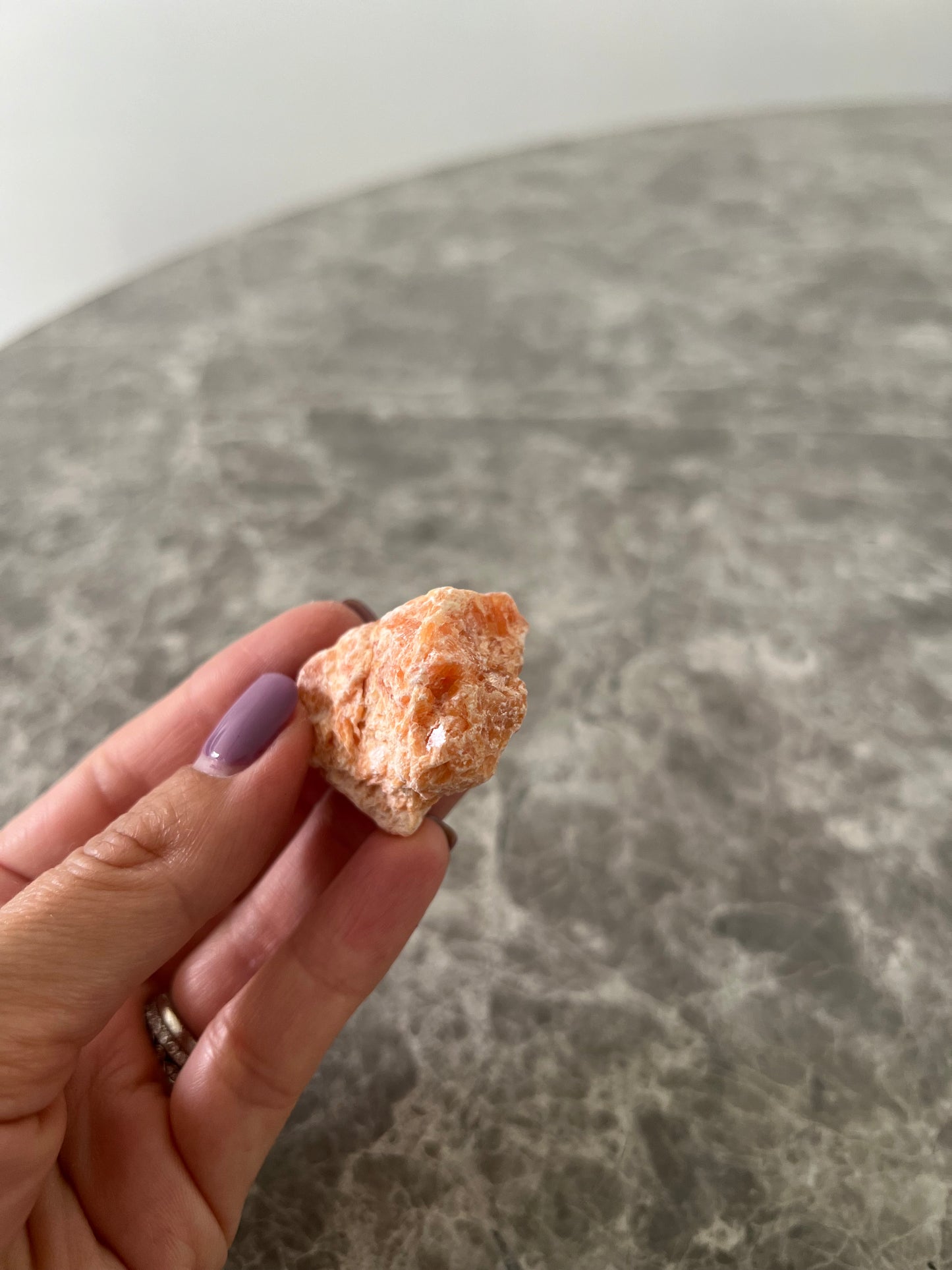 Orchid Calcite Raw