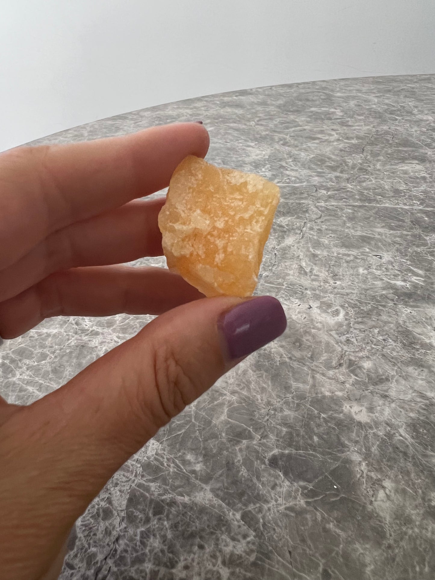 Orange Calcite Raw