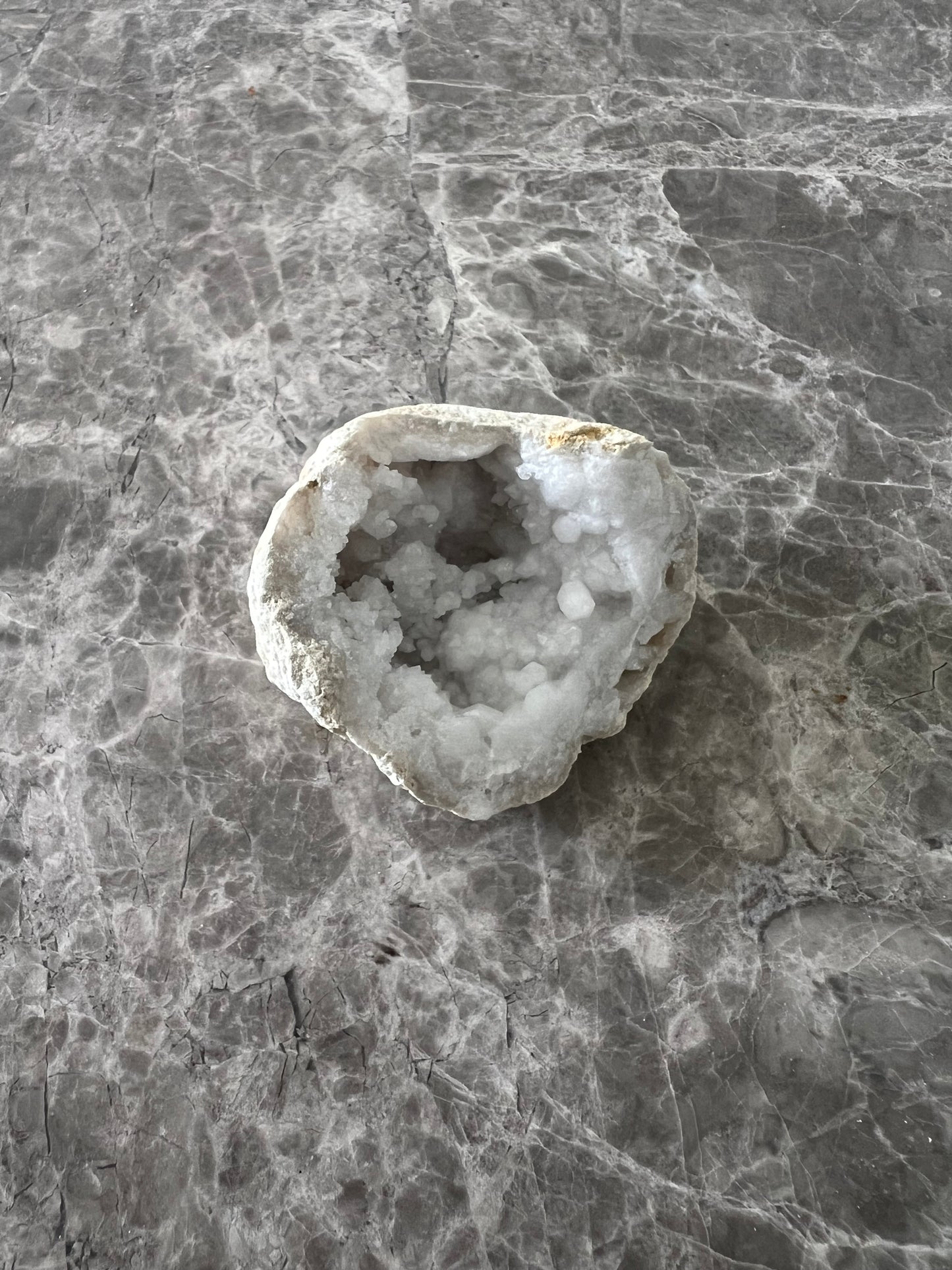 Quartz Geode Thunder Crystal Half