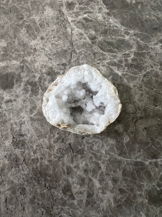 Quartz Geode Thunder Crystal Half
