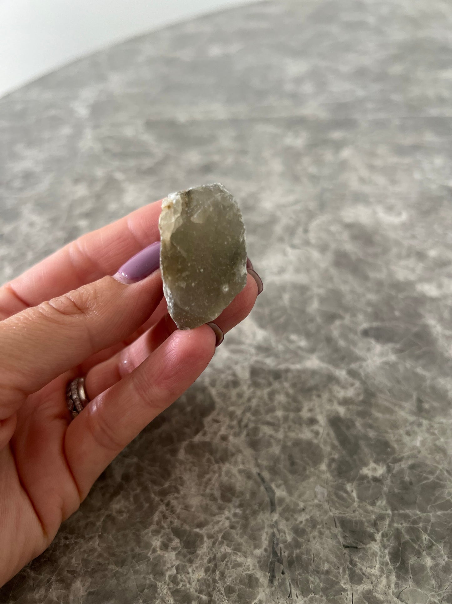 Green Aragonite Raw