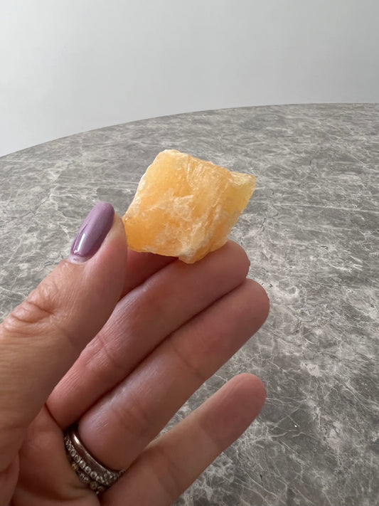 Orange Calcite Raw
