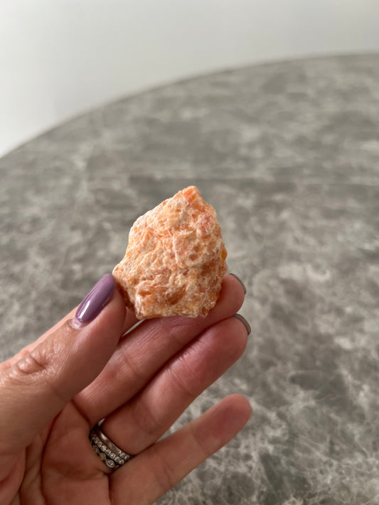 Orchid Calcite Raw