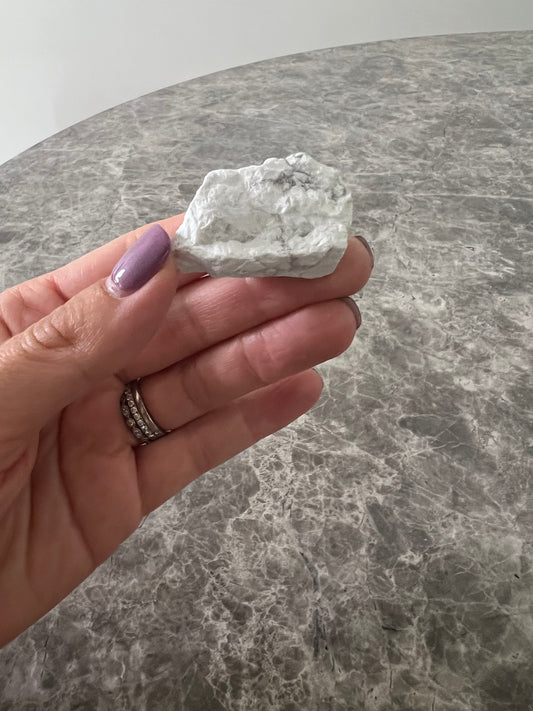 White Howlite Raw
