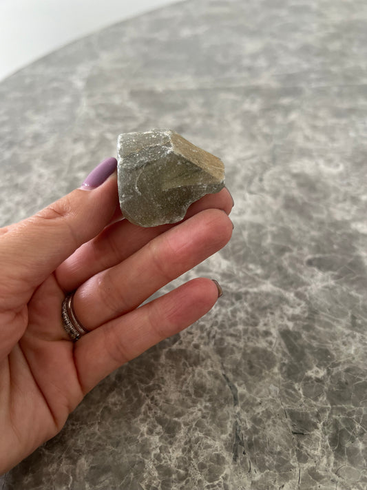 Green Aragonite Raw
